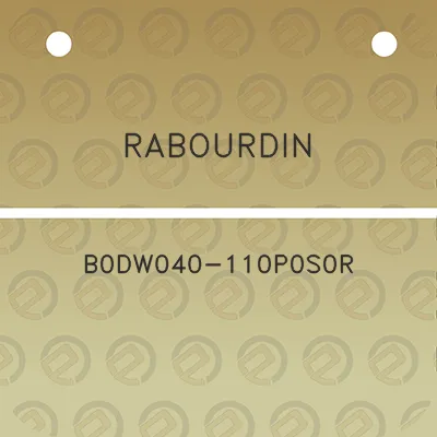 rabourdin-b0dw040-110p0s0r