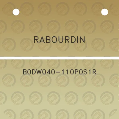 rabourdin-b0dw040-110p0s1r