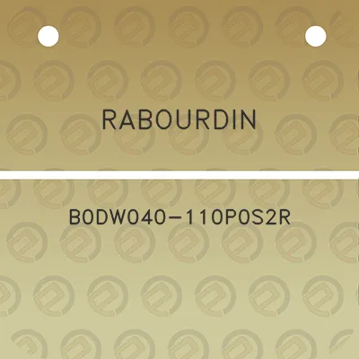 rabourdin-b0dw040-110p0s2r