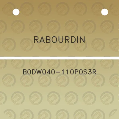 rabourdin-b0dw040-110p0s3r