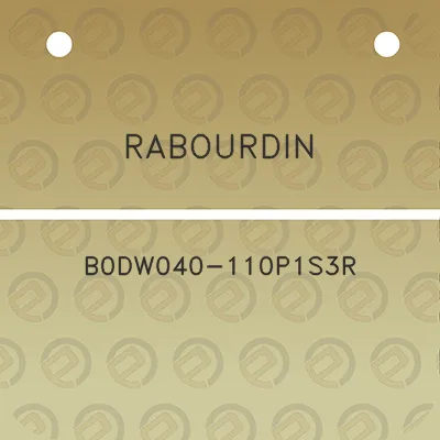 rabourdin-b0dw040-110p1s3r