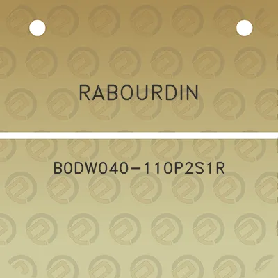rabourdin-b0dw040-110p2s1r