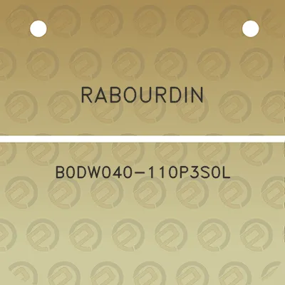 rabourdin-b0dw040-110p3s0l