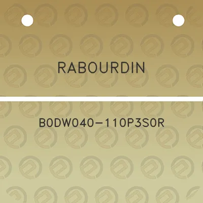 rabourdin-b0dw040-110p3s0r