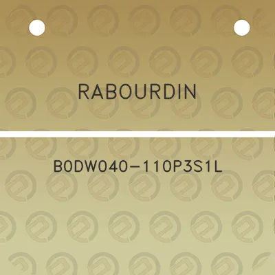 rabourdin-b0dw040-110p3s1l