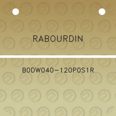 rabourdin-b0dw040-120p0s1r