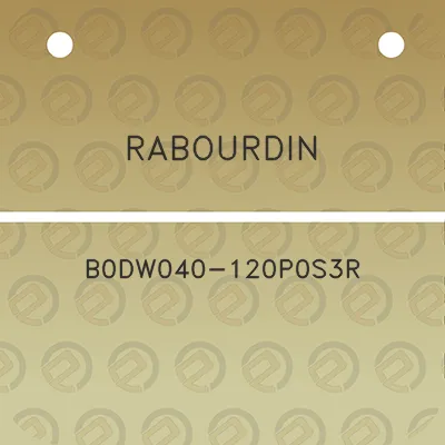 rabourdin-b0dw040-120p0s3r