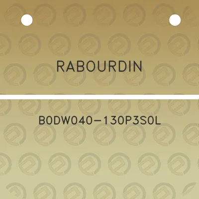rabourdin-b0dw040-130p3s0l