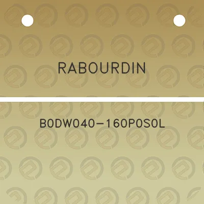 rabourdin-b0dw040-160p0s0l