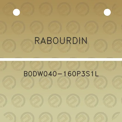 rabourdin-b0dw040-160p3s1l