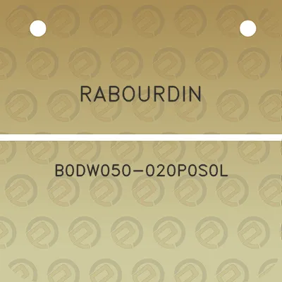 rabourdin-b0dw050-020p0s0l