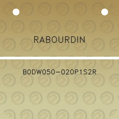 rabourdin-b0dw050-020p1s2r