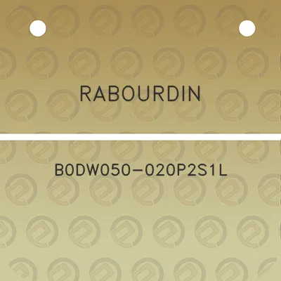 rabourdin-b0dw050-020p2s1l