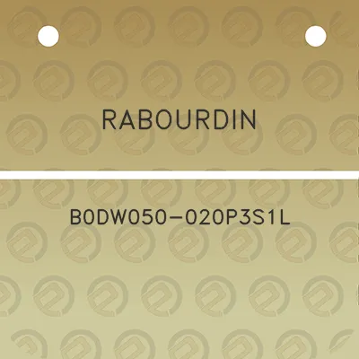 rabourdin-b0dw050-020p3s1l