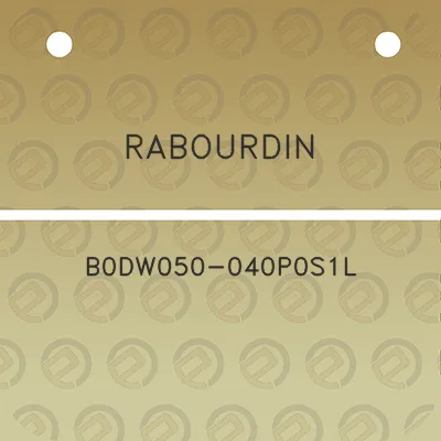 rabourdin-b0dw050-040p0s1l