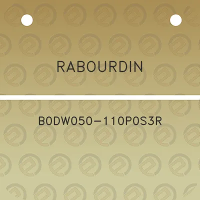 rabourdin-b0dw050-110p0s3r