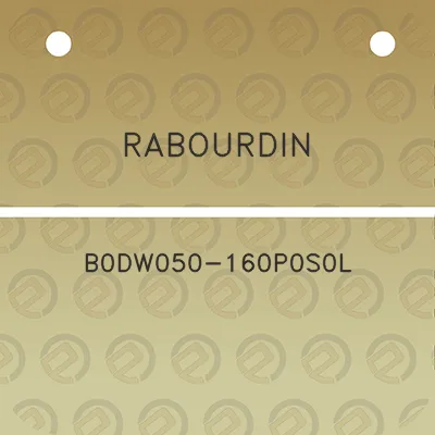 rabourdin-b0dw050-160p0s0l