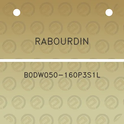 rabourdin-b0dw050-160p3s1l