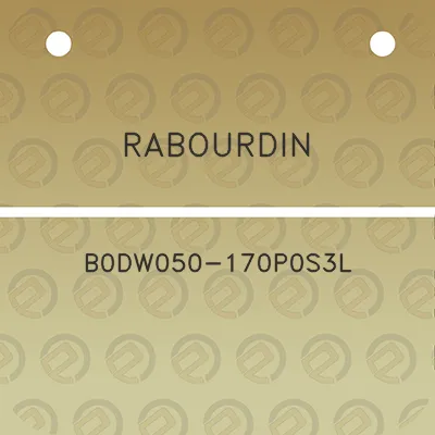 rabourdin-b0dw050-170p0s3l