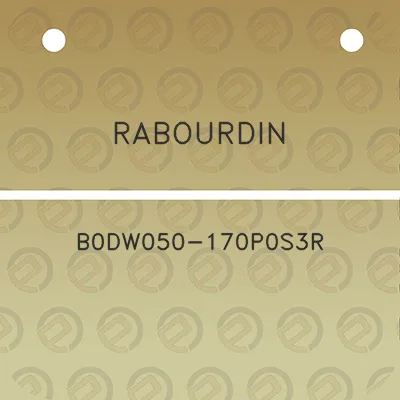 rabourdin-b0dw050-170p0s3r