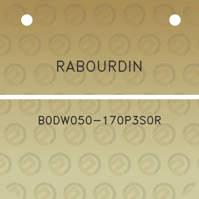 rabourdin-b0dw050-170p3s0r