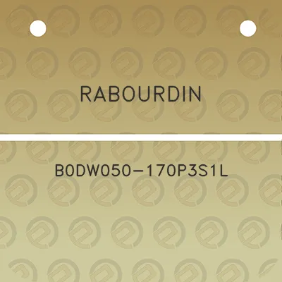 rabourdin-b0dw050-170p3s1l