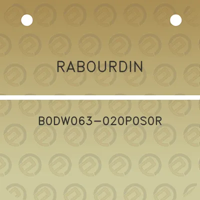 rabourdin-b0dw063-020p0s0r