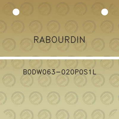 rabourdin-b0dw063-020p0s1l