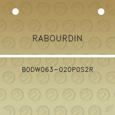 rabourdin-b0dw063-020p0s2r