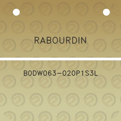 rabourdin-b0dw063-020p1s3l