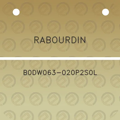 rabourdin-b0dw063-020p2s0l