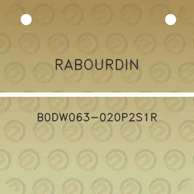 rabourdin-b0dw063-020p2s1r