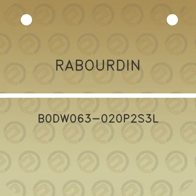 rabourdin-b0dw063-020p2s3l