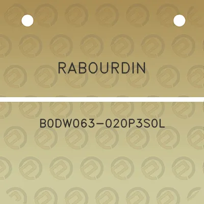 rabourdin-b0dw063-020p3s0l