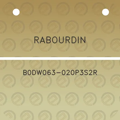 rabourdin-b0dw063-020p3s2r