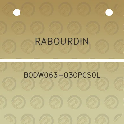 rabourdin-b0dw063-030p0s0l