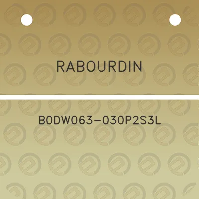 rabourdin-b0dw063-030p2s3l