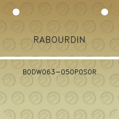 rabourdin-b0dw063-050p0s0r