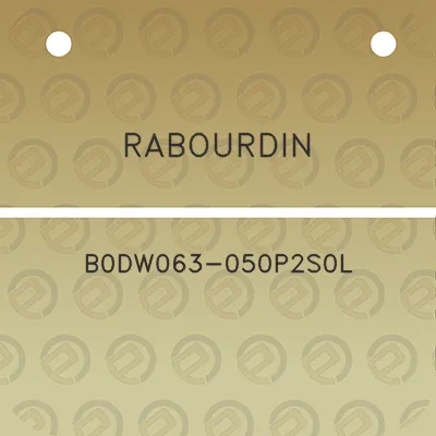 rabourdin-b0dw063-050p2s0l