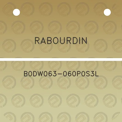 rabourdin-b0dw063-060p0s3l