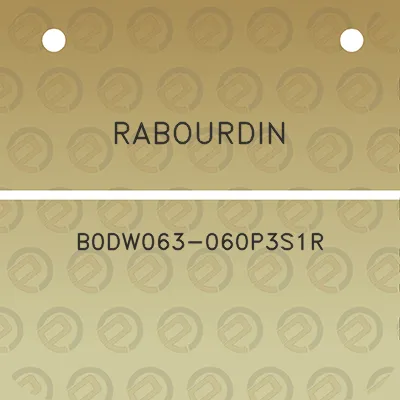 rabourdin-b0dw063-060p3s1r