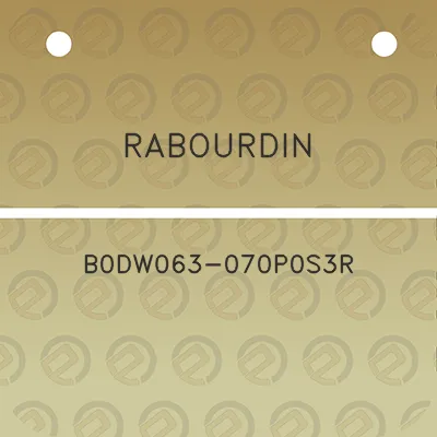 rabourdin-b0dw063-070p0s3r