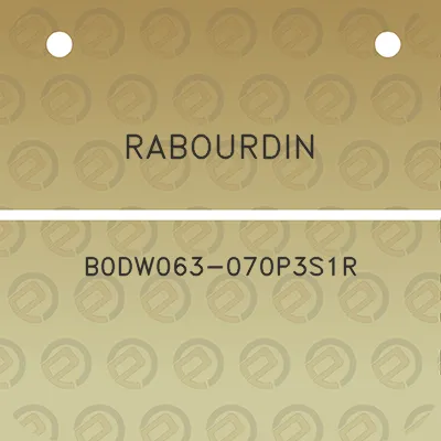 rabourdin-b0dw063-070p3s1r