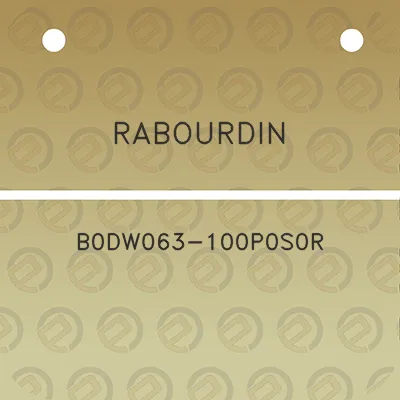 rabourdin-b0dw063-100p0s0r