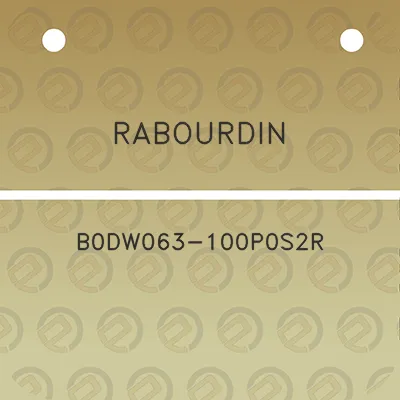 rabourdin-b0dw063-100p0s2r