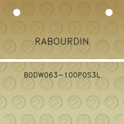 rabourdin-b0dw063-100p0s3l