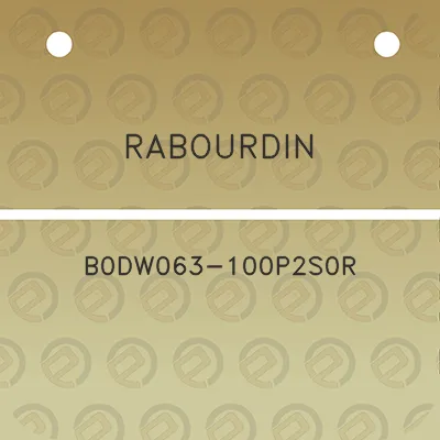 rabourdin-b0dw063-100p2s0r