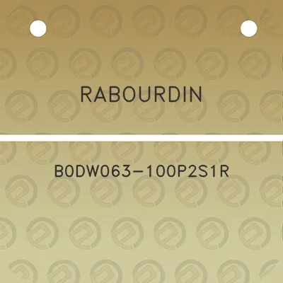 rabourdin-b0dw063-100p2s1r