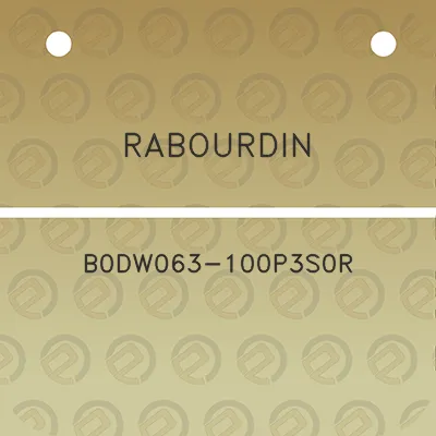 rabourdin-b0dw063-100p3s0r