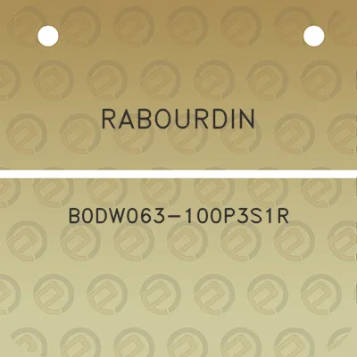 rabourdin-b0dw063-100p3s1r